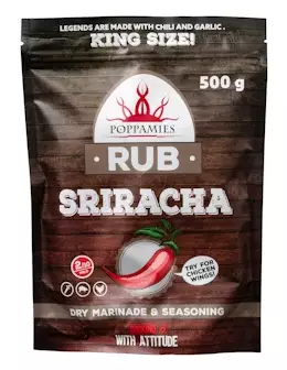 Kuivamausteseos Poppamies Sriracha Rub 500g - Mausteet - 6430034016014 - 1