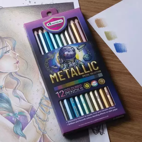 Värikynät 12kpl - Kunstmalingsutstyr - 8851907301354 - 1