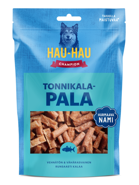 HauHau Champion Tonnikalapala 100g - Koiran makupalat ja kuivatut herkut - 6430076893475 - 1