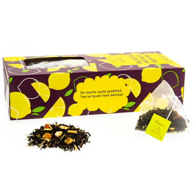 Inkivääri Sitruuna Musta tee - Kahvit ja teet - 6411020007865 - 2