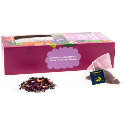 Mustikka Mustaherukka Hibiscus yrttitee - Kahvit ja teet - 6411020008015 - 2