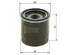 BOSCH bil olje-filter P 7001/1 - BOSCH biloljefilter - 4047024128255 - 2