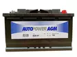 Käynnistysakku AGM 80Ah Autopower - Bilbatterier - 4016987164495 - 1