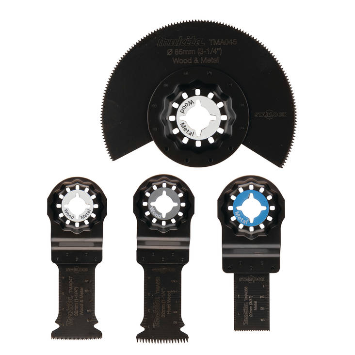 Makita Multifunksjonsstålsett - Tilbehør til multiverktøy - 088381541145 - 1