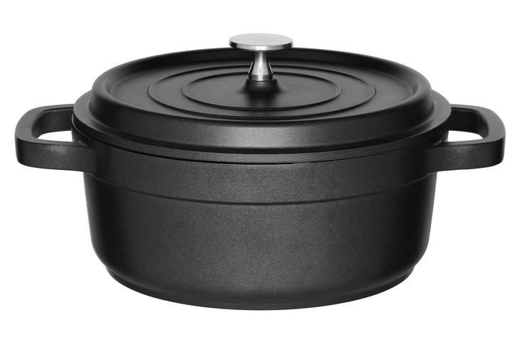 Smak Gryte støpt aluminium svart 2L - Gryter og panner - 6410412704665 - 1