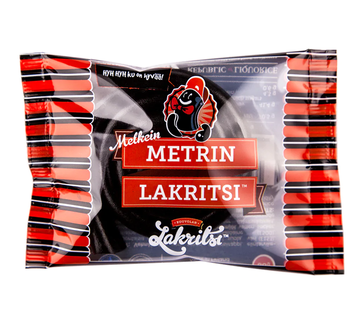 Nesten en meter lakris 80g - Godteri - 6417200023335 - 1