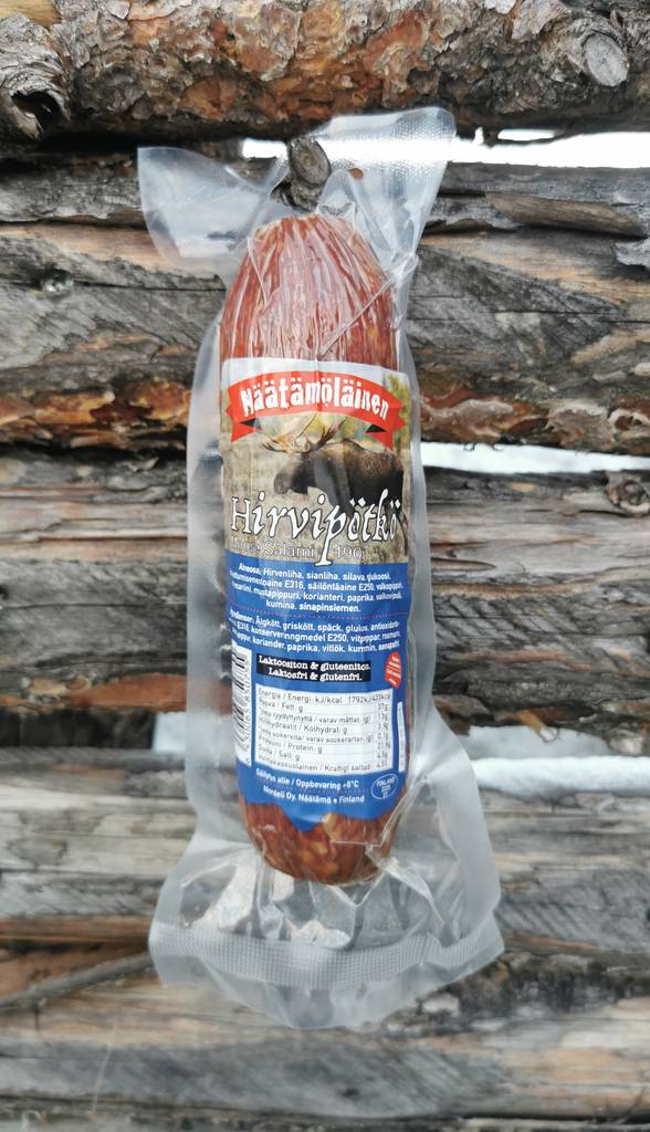 Näätämöläinen Hirvipötkö 190g - Näätämöläinen kokolihatuotteet - 6430065850755 - 1