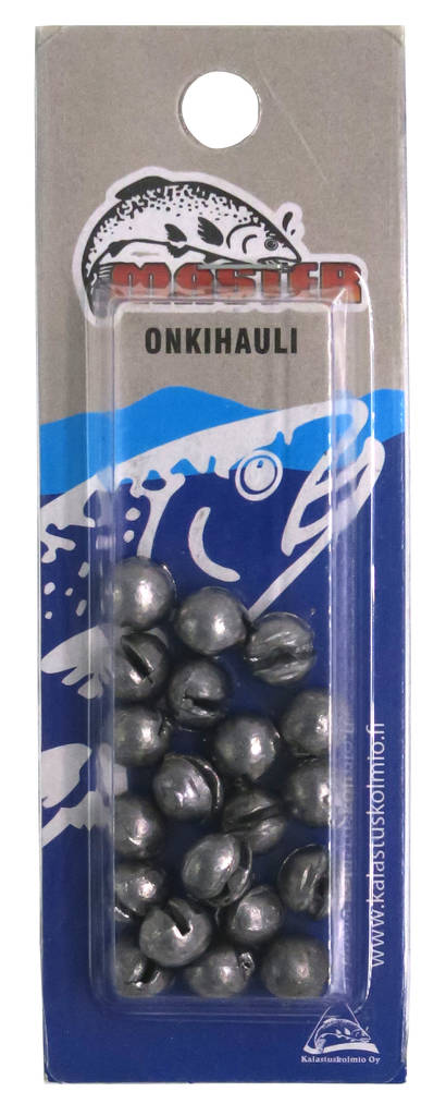 Onkihaulipainot 1,5g 5mm 20kpl/pkt - Kalastuspainot ja kohot - 6416473100415 - 1