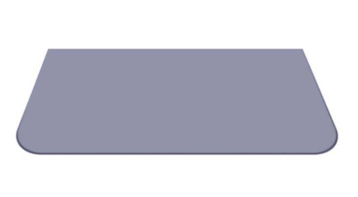 Takaneduslasi harmaa 50x80cm - Uunin eduspellit - 6438014350585 - 1