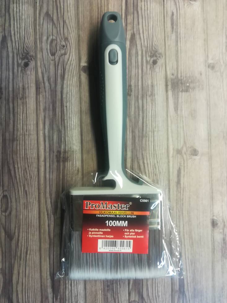 Utendørsmaling pensel 100mm - Malerkoster og ruller - 6420286855615 - 1