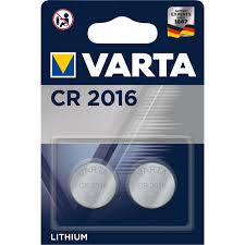 Varta lithium CR2016 2pack - Paristot - 4008496746385 - 1