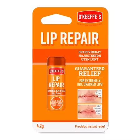 O'Keeffe's lip repair - Leppepomader - 5704947005795 - 1