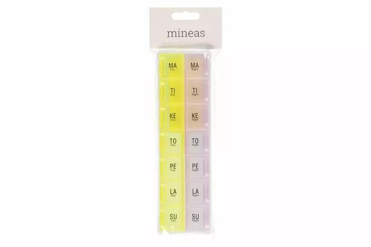 Mineas Lääkeannostelija 1 viikko - Muut keittiötyövälineet - 6410412834485 - 1