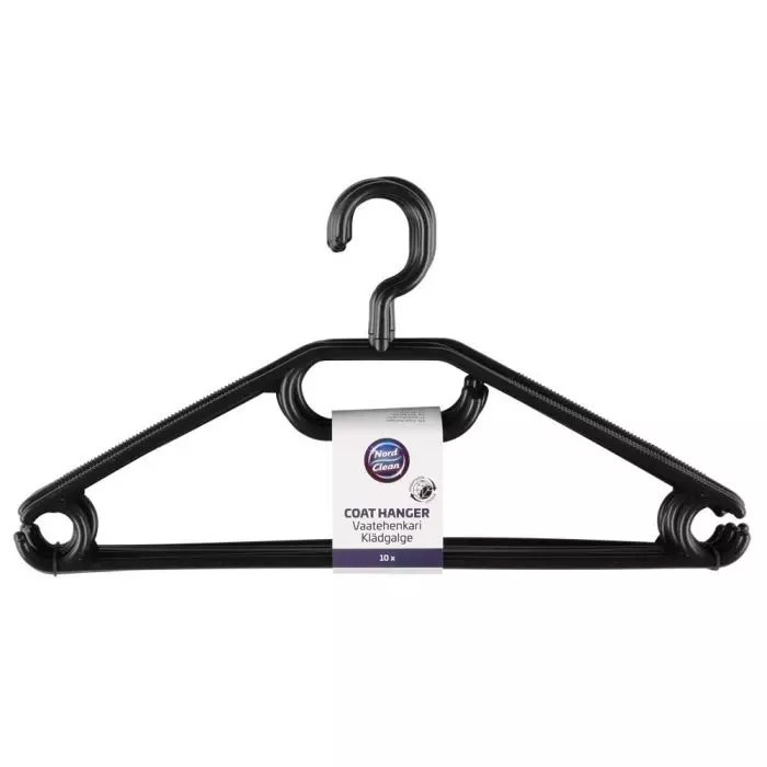 Henkari musta 10kpl - Hjemmeoppbevaring - småting - 6410412120465 - 1