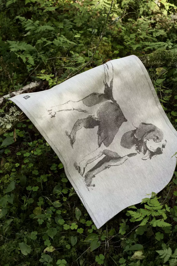 Keittiöpyyhe Lapuan Kankurit KOIRA x Teemu Järvi - Kjøkkentekstiler - 6417695137975 - 1