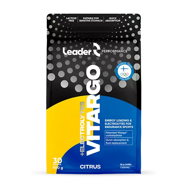 Leader Performance Vitargo Electrolytes elektrolyyttejä sisältävä hiilihydraattijauhe 900g - Sportsdrikker og sportsdrikkepulver - 6430080440405 - 1