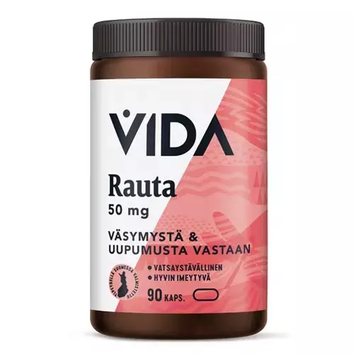 Vida Vahva Rauta 50 mg - Mineraalit - 6430067845285 - 2