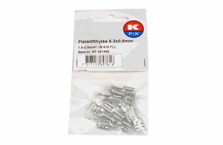 Laattaliitin 6.3x0.8mm, 1.5-2,5mm² - Auton liittimet ja sähköjohdot - 7317153697616 - 1