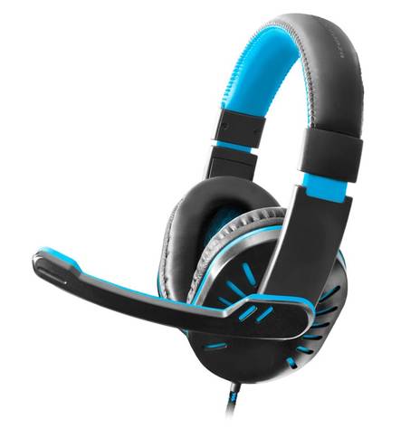 Spillhodetelefoner Crow Blå - Hodetelefoner - 5901299928936 - 1
