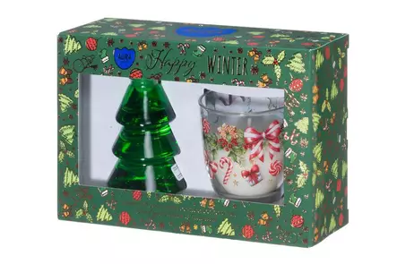 Huonetuoksu ja tuoksukynttilä lasissa Aura - Kynttilät ja lyhdyt - 5906927059976 - 2