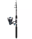 Teleskooppivapasetti DAM Full Tech Tele-Spin Combo 2,40m / 20–40g (6-sec) + 3000-kela valmiiksi siimalla - Kalastussetit - 4044641000476 - 1