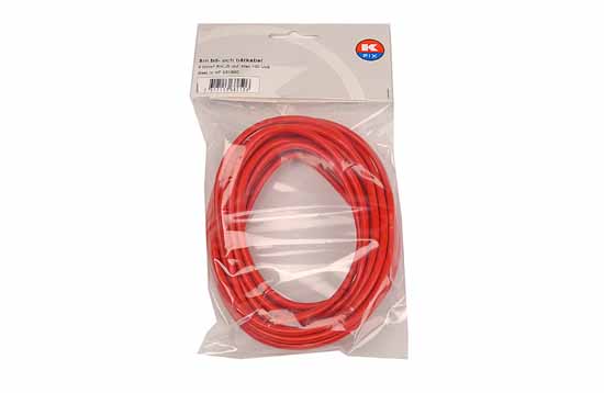 Bil- og båtledning RKUB 6.0mm² rød - Bilkontakter og elektriske ledninger - 7317153682506 - 1