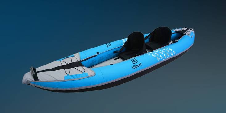 Oppblåsbar kajakk for to personer - Treningsutstyr - 6438014300986 - 1