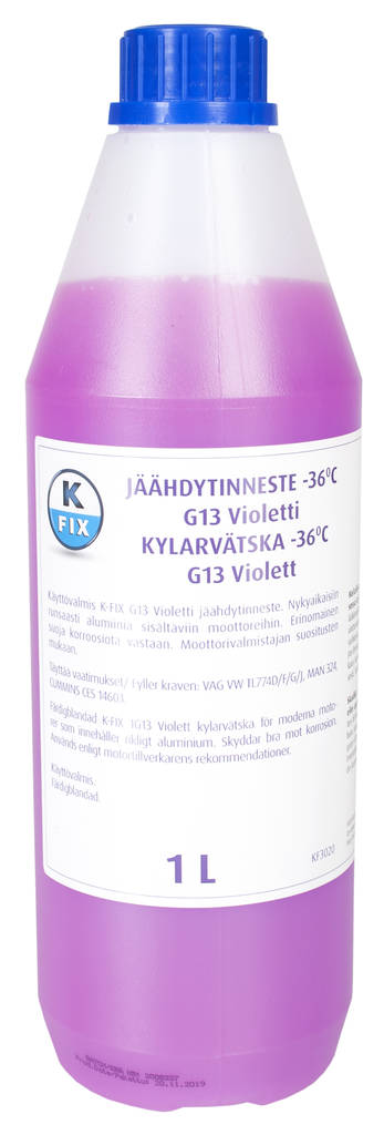 K-Fix Kjølevæske lilla 1L -36C - Biltilsetningsstoffer - 4743042077796 - 1