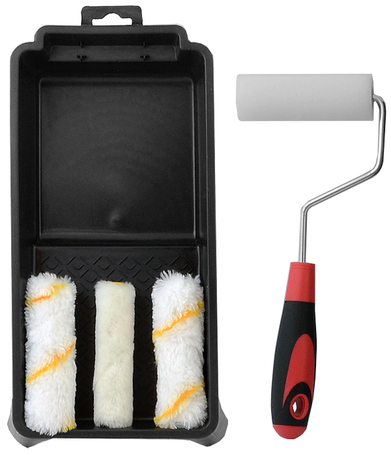 Maling pensel sett 100mm - Malerkoster og ruller - 6420286856506 - 1