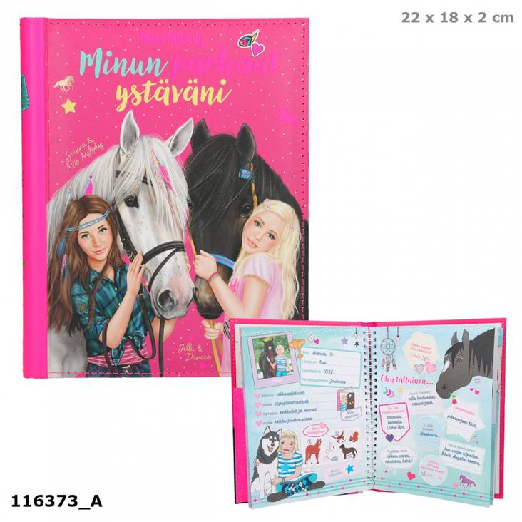 Miss Melody Mine beste Venner - Fargeleggingsbøker og aktivitetsbøker - 6430012670726 - 1