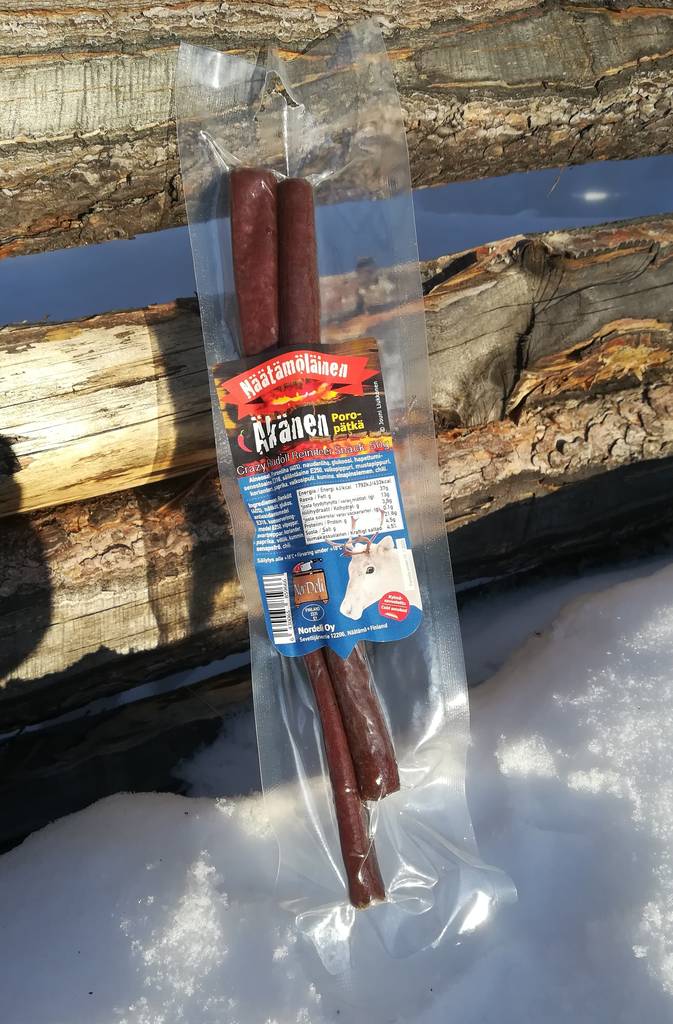 Näätämöläinen Äkänen Poropätkä 50g, maista Näätämöläistä periksiantamattomuutta! - Näätämöläinen kestomakkarat - 6430065859666 - 1