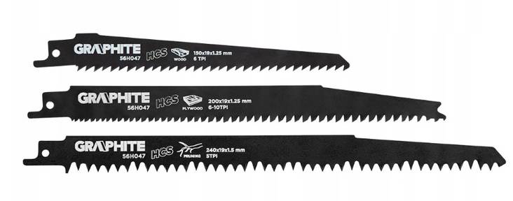 Puukkosahanterä HCS 3kpl - Puukkosahanterät - 5902062506696 - 1