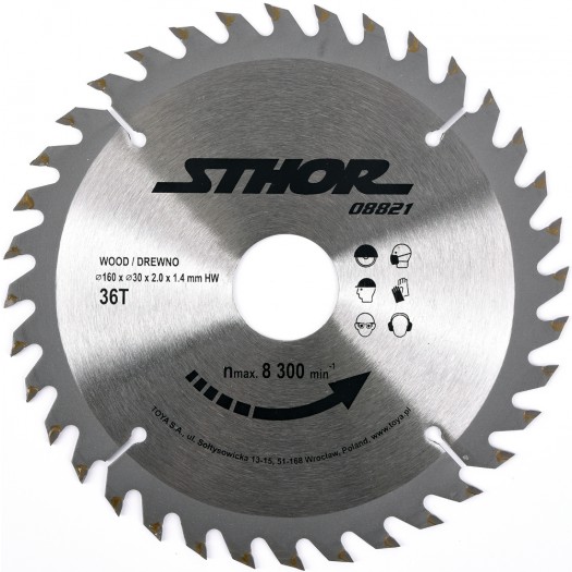 Sahanterä pyörösahaan 160mm - Sirkkelinterät - 5906083088216 - 1