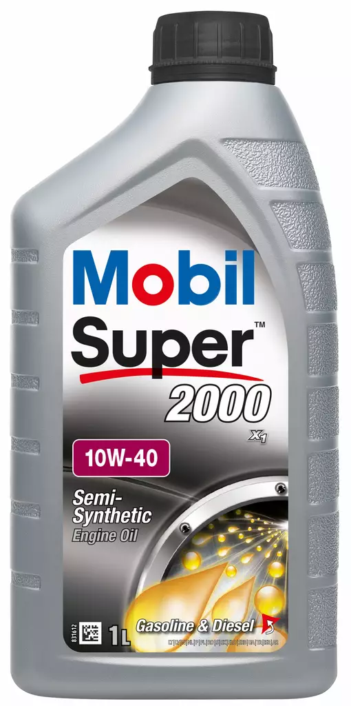 Mobil Super 2000 X1 10W-40 1L - Bil motoroljer - 5407008071066 - 1