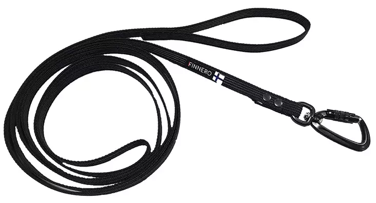 Talutin koiralle Antislip 300cm musta - Hundebånd og Turutstyr - 6438406009916 - 1