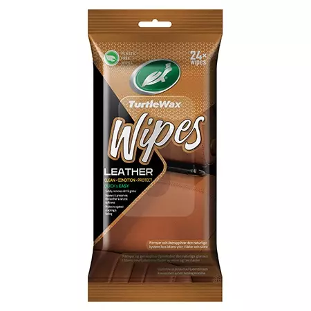 Turtle Wax leather wipes - Bilens interiørrengjøring og duft - 7314890023746 - 1