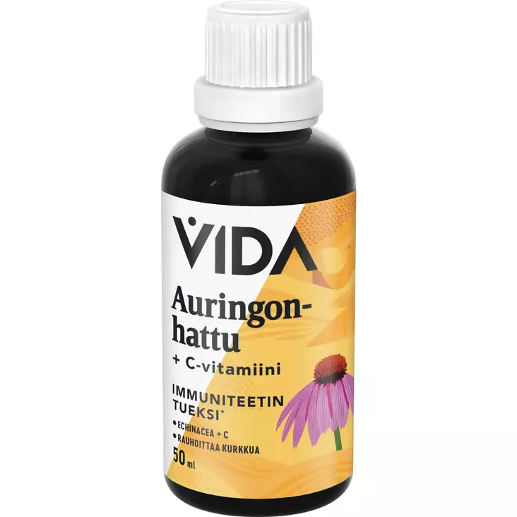 Auringonhattu + C-vitamiini 50 ml - Kosttilskudd - 6430080441426 - 1