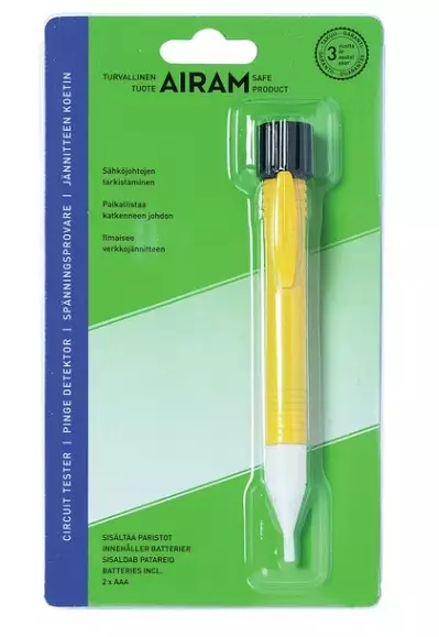 Jännitteenkoetin Airam 200-600V - Sähköasennustyökalut- ja kalusteet - 6435200173256 - 1