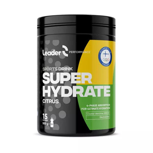 Urheilujuoma-elektrolyyttijauhe Super Hydrate Sports Drink Citrus - Sportsdrikker og sportsdrikkepulver - 6430067846916 - 1
