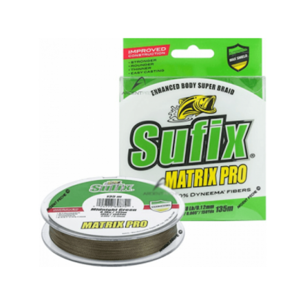 Sufix Matrix Pro -monikuitusiima, 135m, Midnight Green. Valitse vahvuus! - Kalastussiimat - 3912300004367 - 1