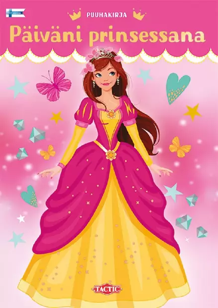 Puuhakirja päiväni prinsessana - Fargeleggingsbøker og aktivitetsbøker - 6416739587417 - 1