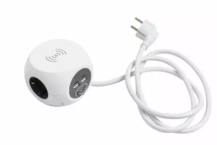 Kolmeosainen Jatkojohto Cube 3m - Sähkökaapelit - 6435200282507 - 1