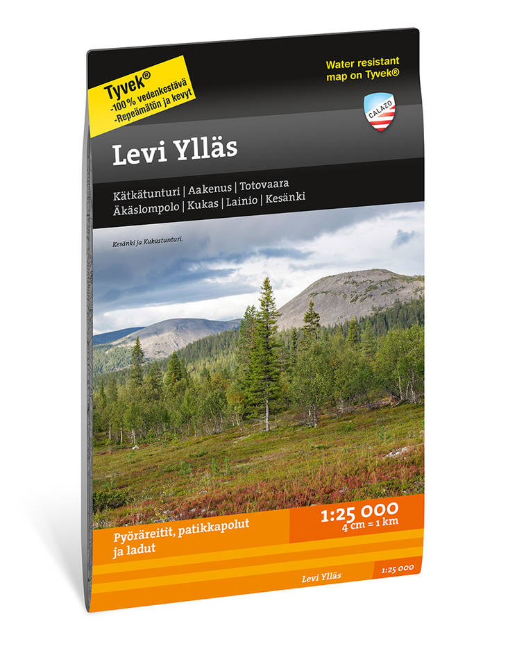 Calazo kartta Levi Ylläs - Retkeilykartat - 9789188335807 - 1