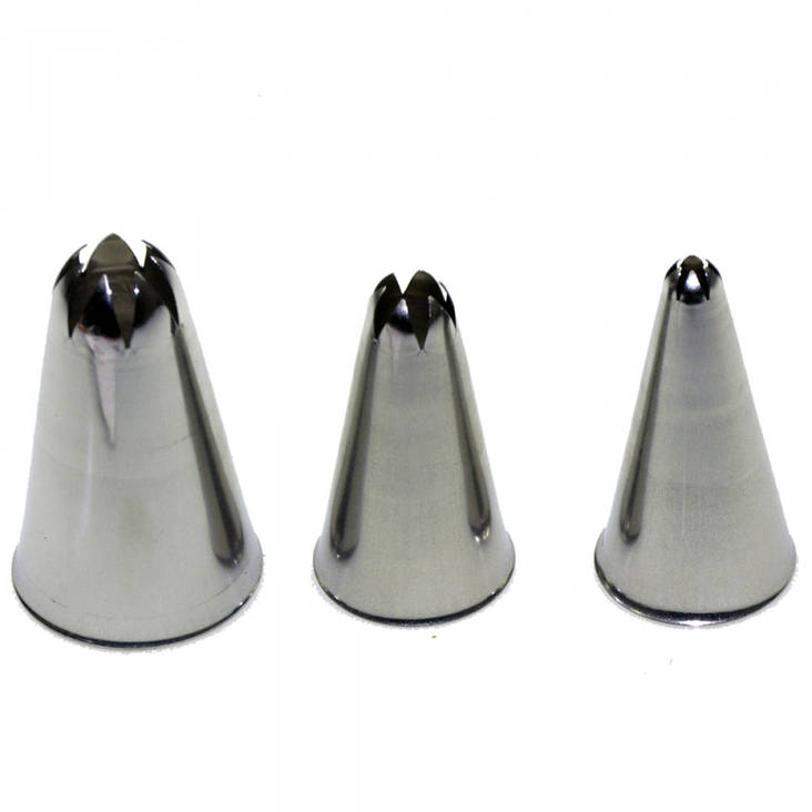 Heirol Tyllsett Lukket Stjerne 3 stk - Bakeutstyr - 6419287313897 - 1