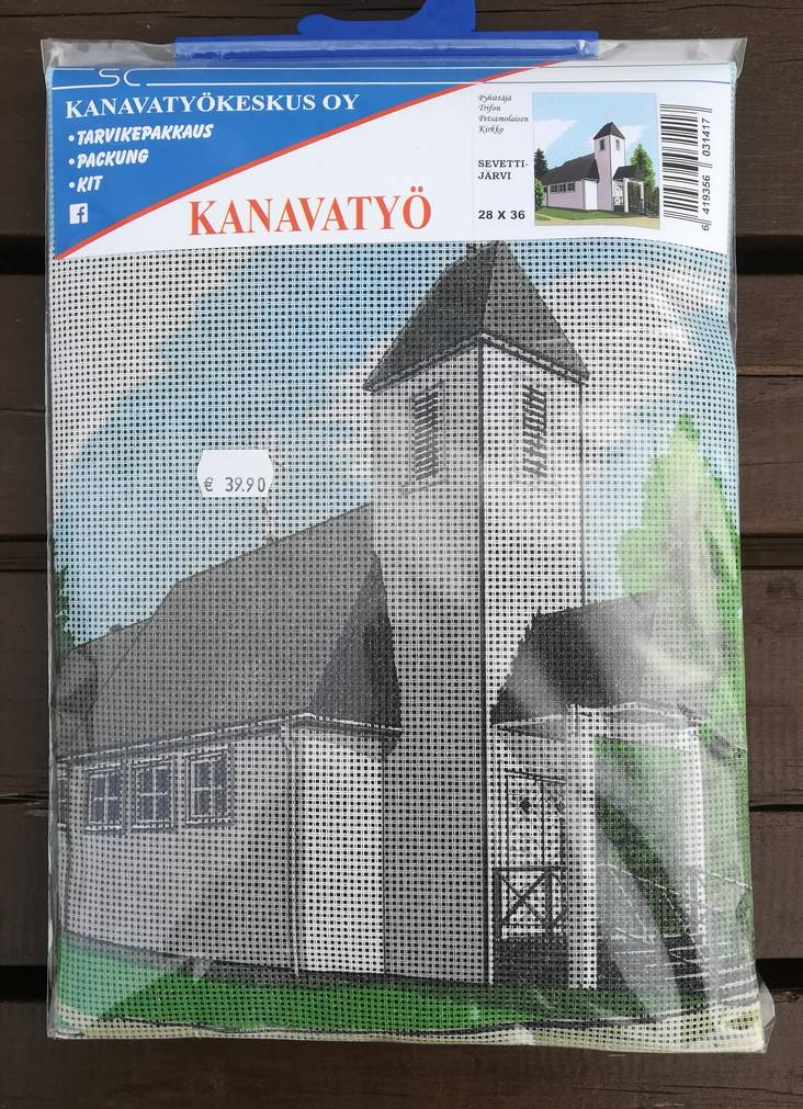 Kanalarbeid Sevettijärvi 28x36cm - Broderier - 6419356031417 - 1