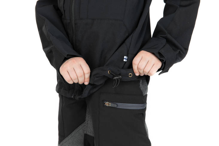 Lasten ulkoilutakki Anar Manna Jr Black - Anar retkeily- ja vaellusvaatteet - 6438014274737 - 1