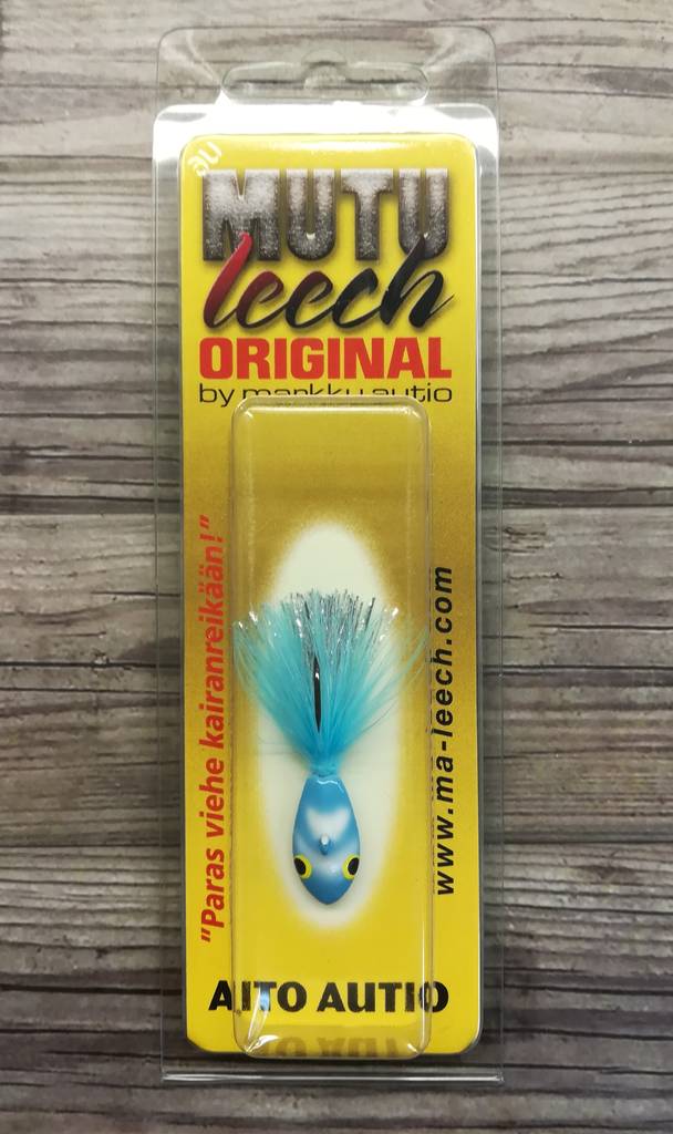 Mutu-Leech M-størrelse isfiskestang og blymorm - Pilker - 3912300004657 - 2