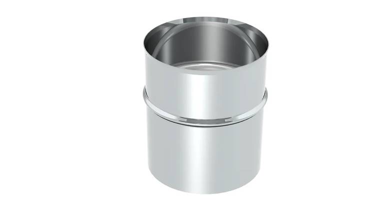 Muurausliitin 115mm tiivisteellä - Piiput - 5900856825367 - 1