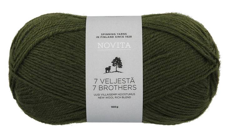 Novita 7 Brødre 100g garn - Novita 7 Bröder garn - 6412618201337 - 1
