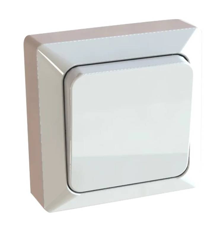 Opal bryter overflate 1/6 trinn 1-del - Elektriske Brytere - 6413821200117 - 1